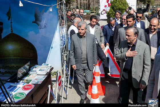 مانور خدمت ستاد خدمات سفر استان در کمپ غدیر مشهد-عکاس: محسن بخشنده/ شهرآرا