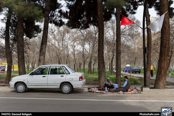 مسافران نوروزی در کمپ غدیر