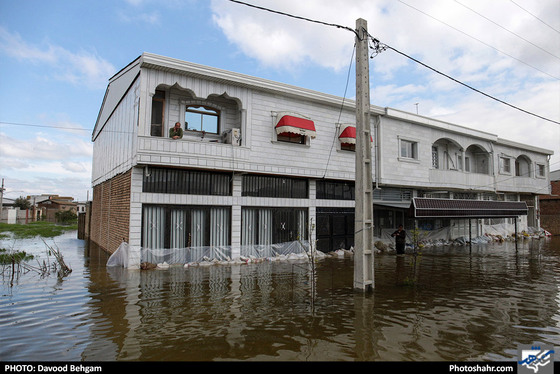 سیل در گمیشان