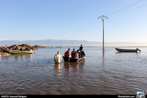 سیل در گمیشان