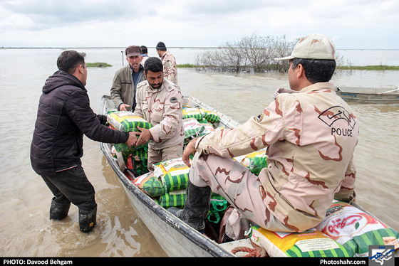 سیل در گمیشان