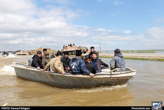 سیل در گمیشان