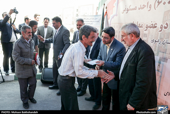 آیین واگذاری شش هزارمین واحد مسکونی خانوارهای دارای حداقل دو عضو معلول- عکاس: محسن بخشنده/ شهرآرا