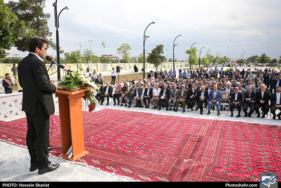 افتتاح فاز نخست جلوخان آرامگاه فردوسی - عکس: حسین شریعت/ شهرآرا 