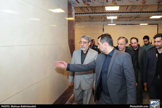 بازدید وزیر کشور از خطوط مترو  / عکس: محسن بخشنده/ شهرآرا