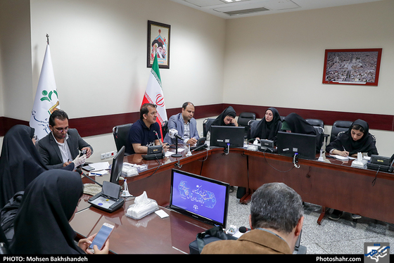 نشست خبری مسعود ریاضی-عکاس:- محسن بخشنده/ شهرآرا