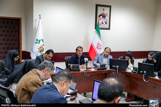 نشست خبری مسعود ریاضی-عکاس:- محسن بخشنده/ شهرآرا