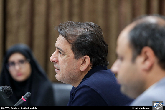 نشست خبری مسعود ریاضی-عکاس:- محسن بخشنده/ شهرآرا