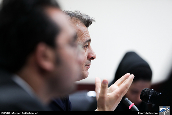 نشست خبری مسعود ریاضی-عکاس:- محسن بخشنده/ شهرآرا