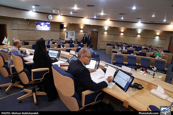 نشست علنی شورای اسلامی شهر مشهد‎ | عکس محسن بخشنده