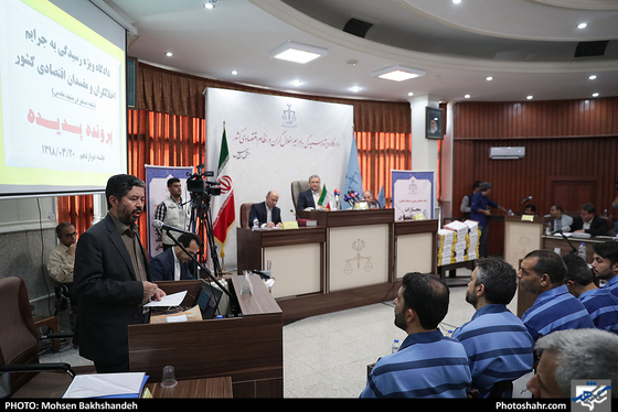 دوازدهمین جلسه دادگاه رسیدگی به پرونده شرکت پدیده شاندیز‎ -عکاس:محسن بخشنده/ شهرآرا