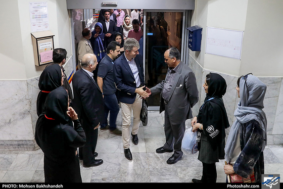 بازدید نماینده کمیساریای عالی پناهندگان سازمان ملل متحد-عکاس: محسن بخشنده/ شهرآرا