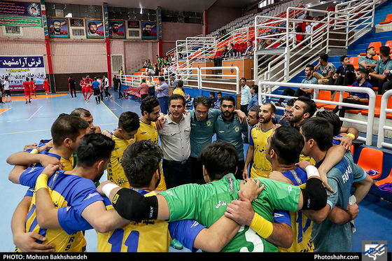 لیگ برتر فوتسال/ مسابقه فرش آرا مشهد و سن‌ایچ ساوه‎-عکاس: محسن بخشنده/ شهرآرا
