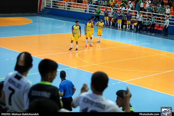لیگ برتر فوتسال/ مسابقه فرش آرا مشهد و سن‌ایچ ساوه‎-عکاس: محسن بخشنده/ شهرآرا