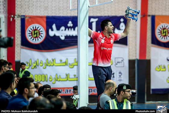 لیگ برتر فوتسال/ مسابقه فرش آرا مشهد و سن‌ایچ ساوه‎-عکاس: محسن بخشنده/ شهرآرا