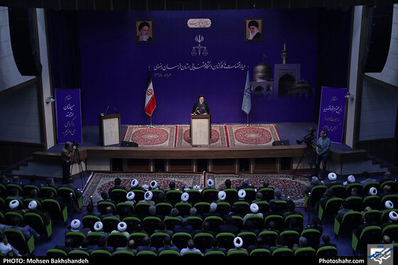 دیدار رئیس قوه قضائیه با قضات و کارکنان دستگاه قضائی خراسان رضوی / عکس: محسن بخشنده / شهرآرا