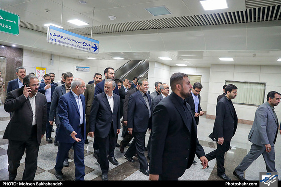 بهره برداری از فاز دو خط دوم قطار شهری / عکس: محسن بخشنده / شهرآرا