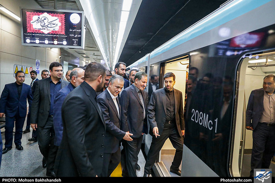 بهره برداری از فاز دو خط دوم قطار شهری / عکس: محسن بخشنده / شهرآرا