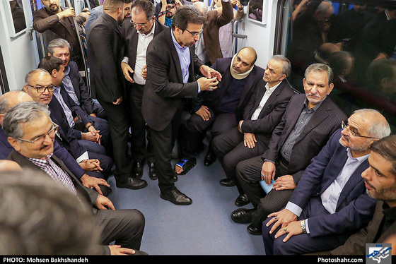 بهره برداری از فاز دو خط دوم قطار شهری / عکس: محسن بخشنده / شهرآرا