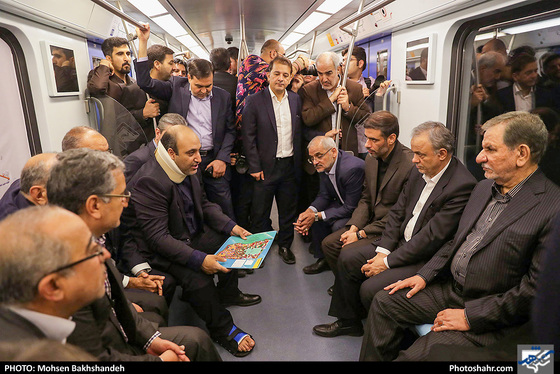 بهره برداری از فاز دو خط دوم قطار شهری / عکس: محسن بخشنده / شهرآرا