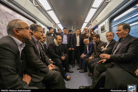 بهره برداری از فاز دو خط دوم قطار شهری / عکس: محسن بخشنده / شهرآرا