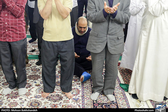 نماز عید قربان در حرم مطهر امام رضا (ع)