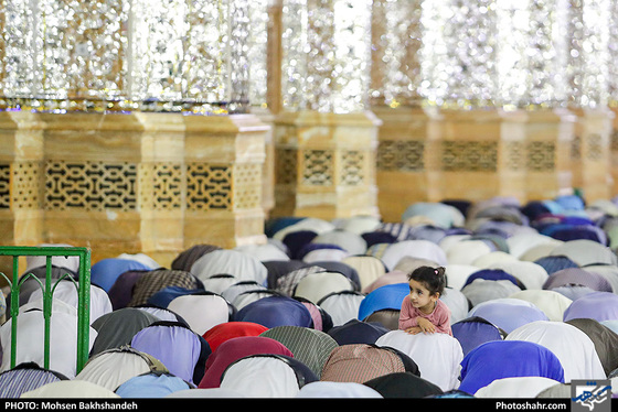 نماز عید قربان در حرم مطهر امام رضا (ع)