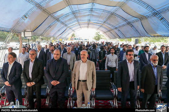 آغاز عملیات اولین تقاطع چهارسطحی مشهد- عکاس: محسن بخشنده / شهرآرا