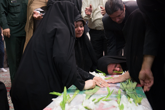  تشییع پیکر جانباز شهید هادی کاظم نژاد