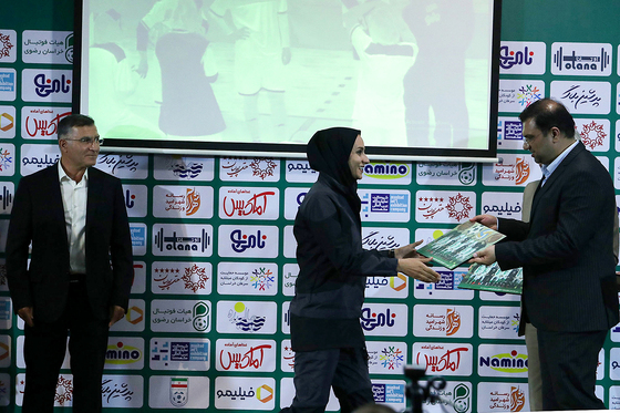  مراسم رونمایی از پیراهن تیم فوتسال بانوان هیات فوتبال خراسان رضوی