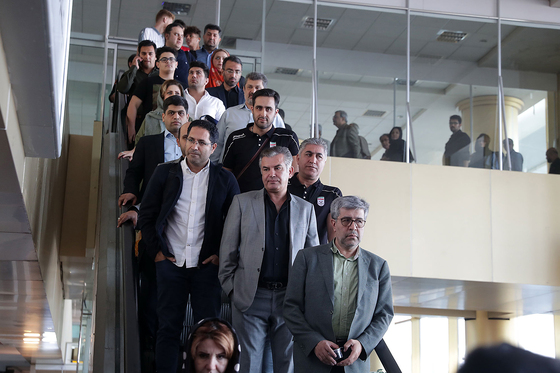 استقبال از تیم ملی فوتبال امید در فرودگاه شهید هاشمی نژاد مشهد