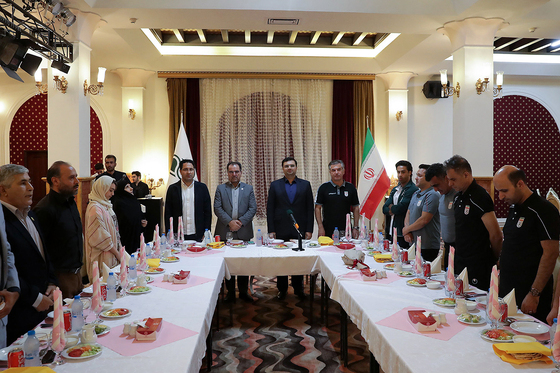 ضیافت شام هیات فوتبال خراسان رضوی برای اعضای تیم فوتبال امید ایران