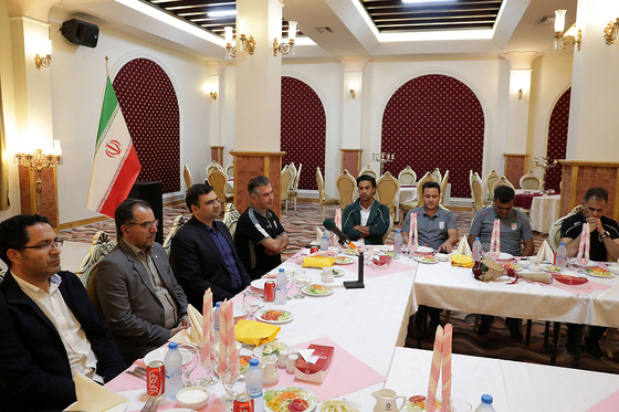 ضیافت شام هیات فوتبال خراسان رضوی برای اعضای تیم فوتبال امید ایران