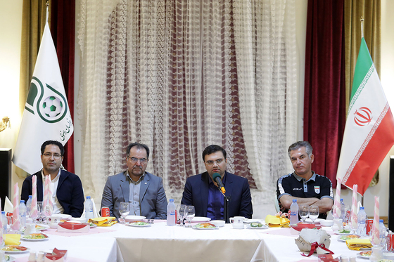 ضیافت شام هیات فوتبال خراسان رضوی برای اعضای تیم فوتبال امید ایران