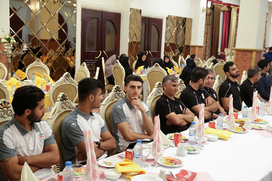ضیافت شام هیات فوتبال خراسان رضوی برای اعضای تیم فوتبال امید ایران