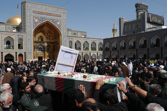 تشییع پیکر مطهر شهید محسن مهاجر قوچانی