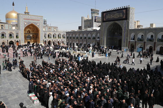 تشییع پیکر مطهر شهید محسن مهاجر قوچانی