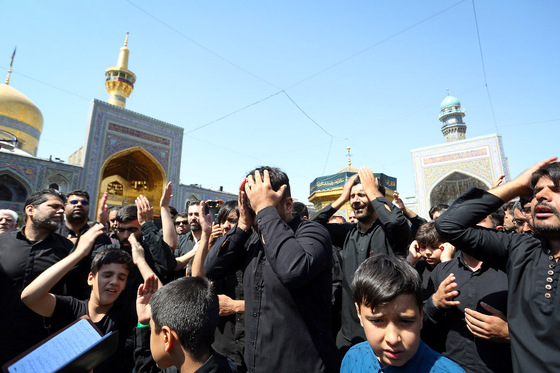 عزاداری روز تاسوعا در مشهد مقدس