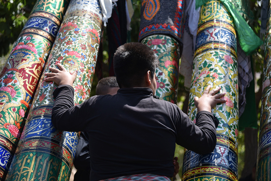 عزاداری روز تاسوعا در روستای خرو نیشابور