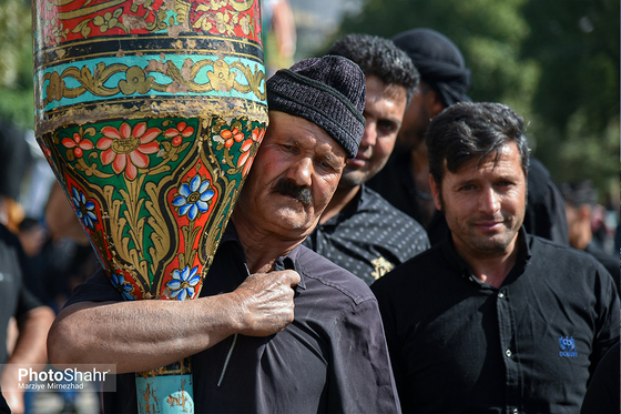 عزاداری روز تاسوعا در روستای «خرو» نیشابور