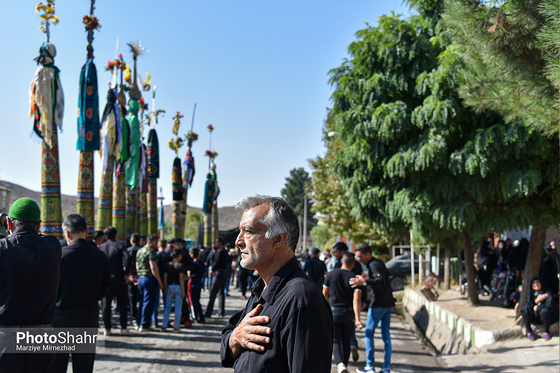 عزاداری روز تاسوعا در روستای «خرو» نیشابور
