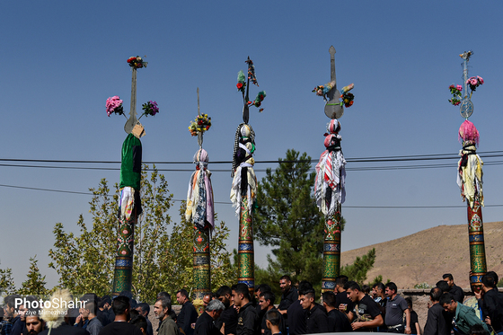 عزاداری روز تاسوعا در روستای «خرو» نیشابور