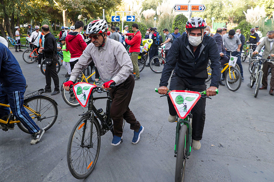همایش بزرگ دوچرخه سواری به مناسبت «روز جهانی بدون خودرو»
