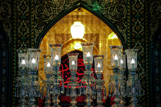 آیین خطبه خوانی شب شهادت امام رضا(ع) در حرم مطهر رضوی