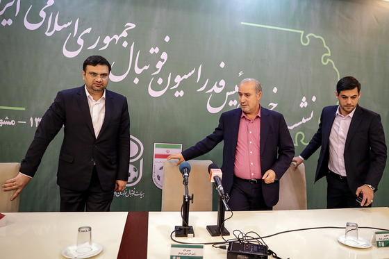 نشست خبری رییس فدراسیون فوتبال در مشهد