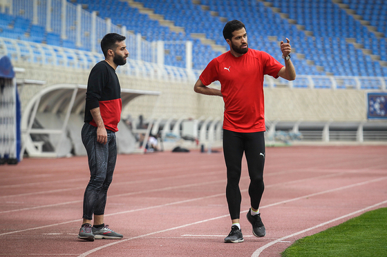 تمرینات سریعترین مرد ایران در مشهد