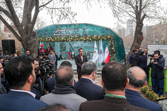 بهره برداری از ایستگاه کوهسنگی قطارشهری مشهد