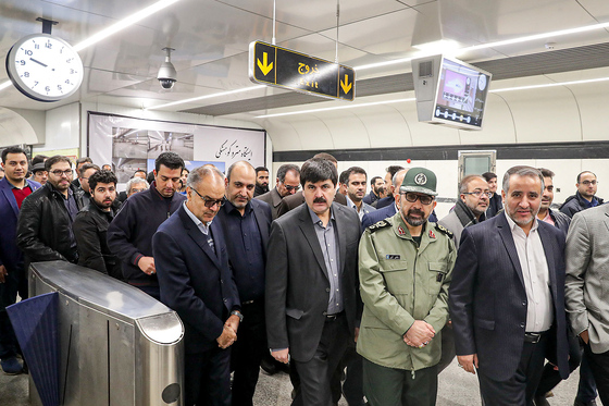 بهره برداری از ایستگاه کوهسنگی قطارشهری مشهد