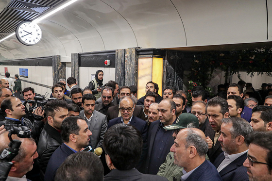 بهره برداری از ایستگاه کوهسنگی قطارشهری مشهد