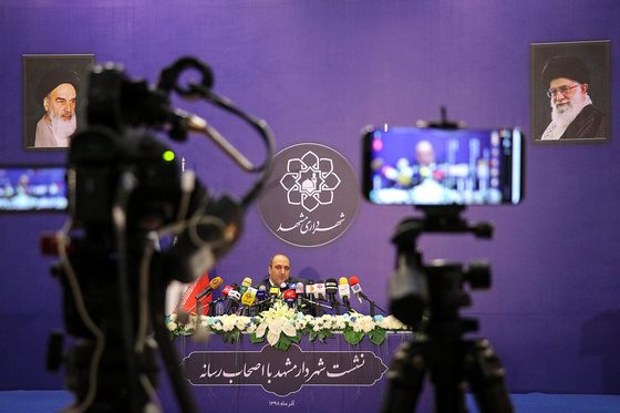 سومین نشست خبری محمدرضا کلایی شهردار مشهد